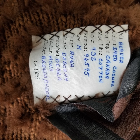 Vintage Paula Lishman Beaver Hand Knit Fur Coat - Picture 5 of 8